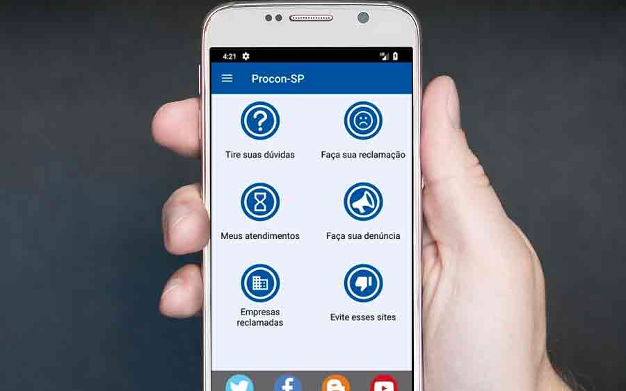 É fácil fazer reclamação com o App Procon-SP
