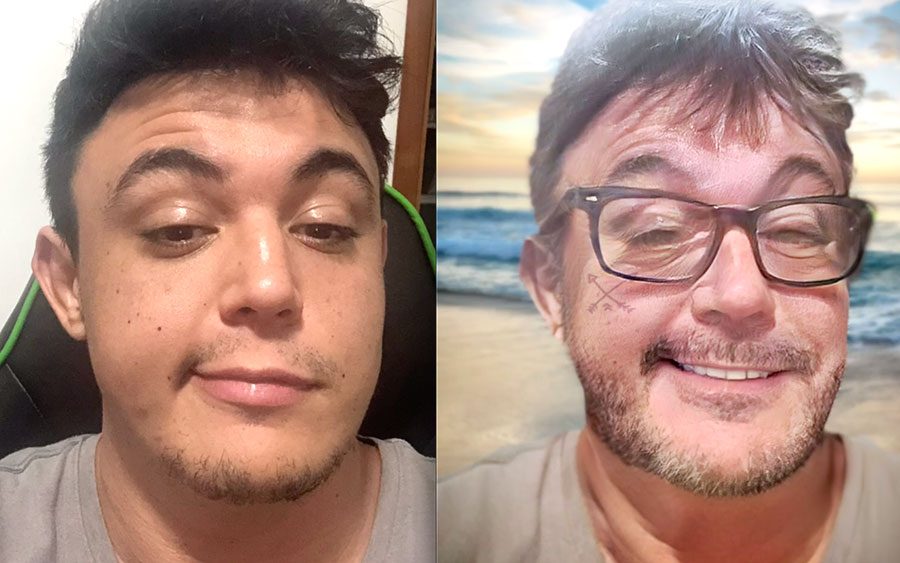 Como funciona o app de envelhecimento