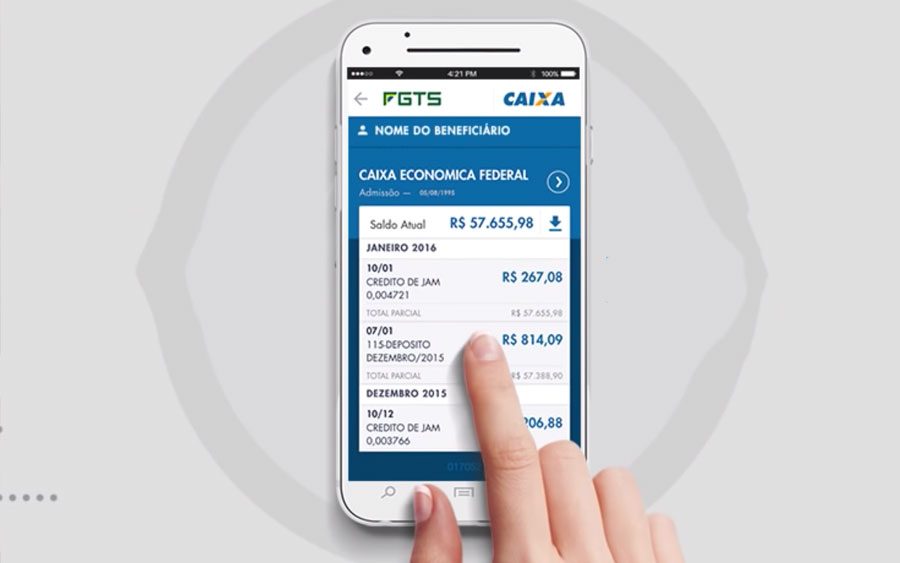 Ficou mais fácil saber seu saldo do FGTS com o app