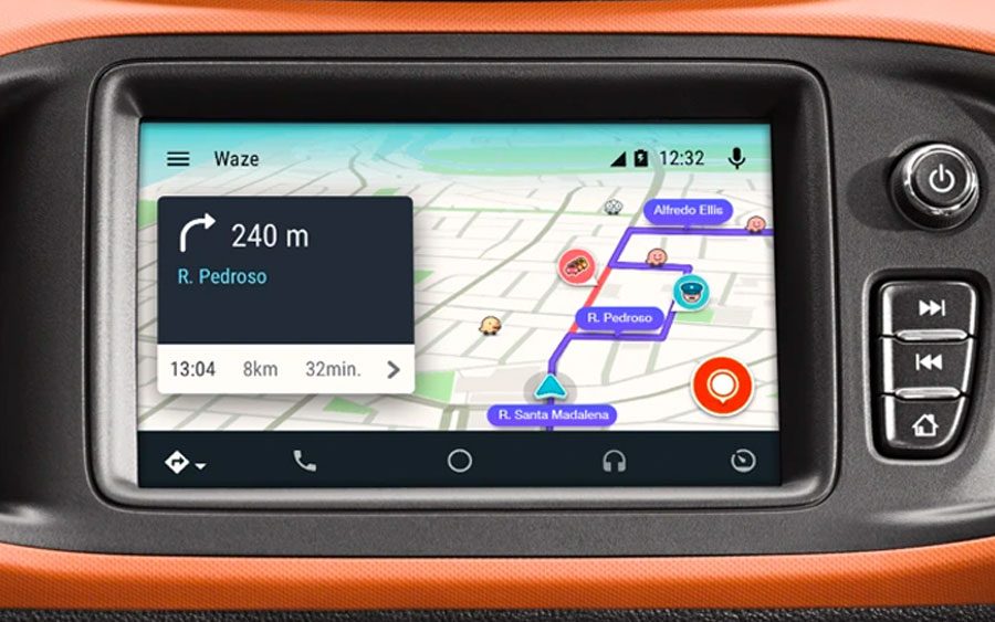 Com o Waze para Android Auto você tem seu GPS no carro