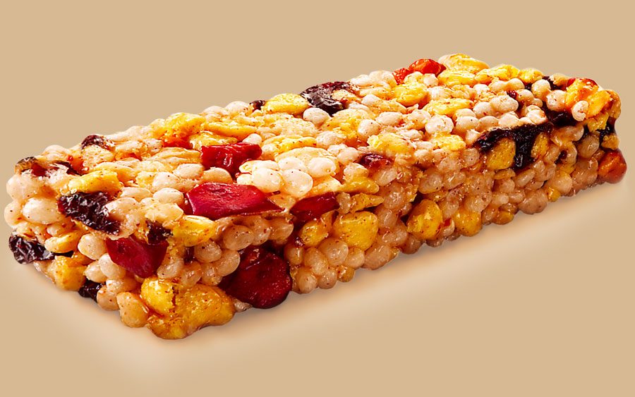 Como é feita a barra de cereal