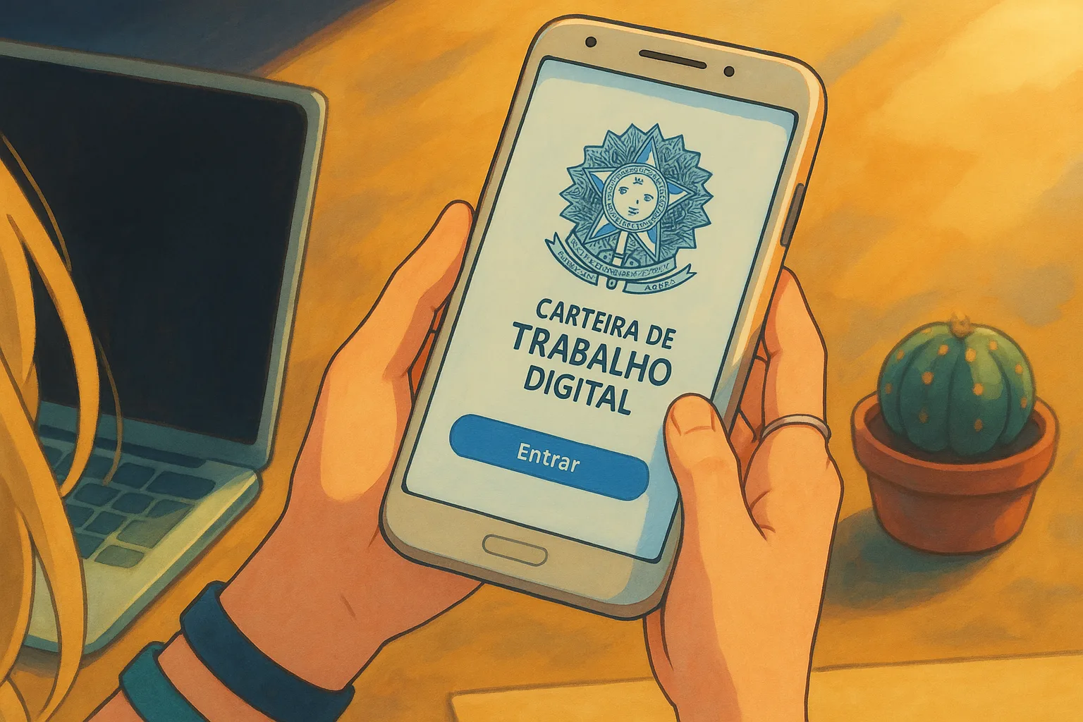 Para ser contratado, não é mais necessário apresentar a carteira física. Basta informar o número do CPF, e o empregador fará o registro direto no sistema do eSocial.