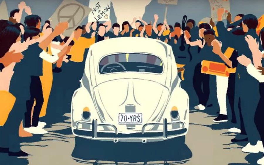 Vídeo emocionante marca a despedida do Fusca