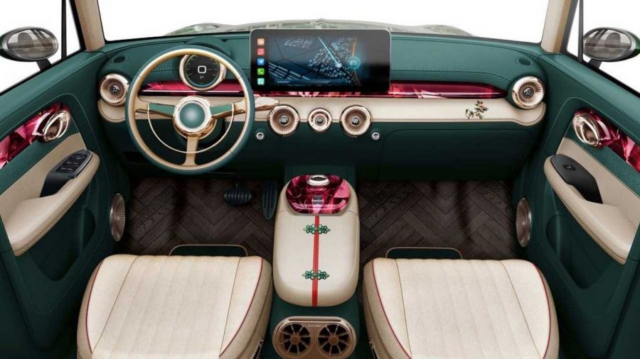 Ideia de como deve ser o interior do veículo