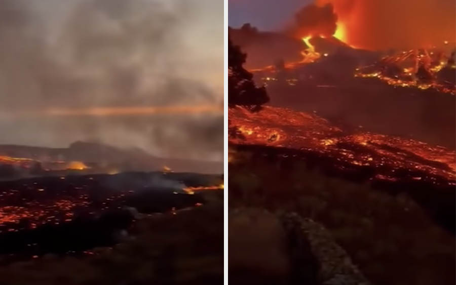 Erupção de vulcão nas Ilhas Canárias leva à retirada de mais de 5 mil pessoas