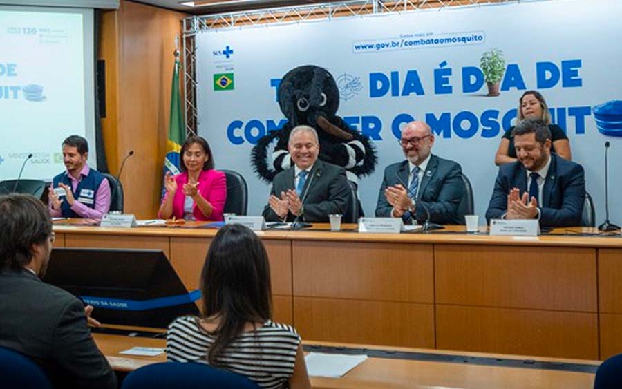 Ministério da Saúde lança campanha de combate ao mosquito Aedes aegypti de 2022 (Foto: Julia Prado/MS)