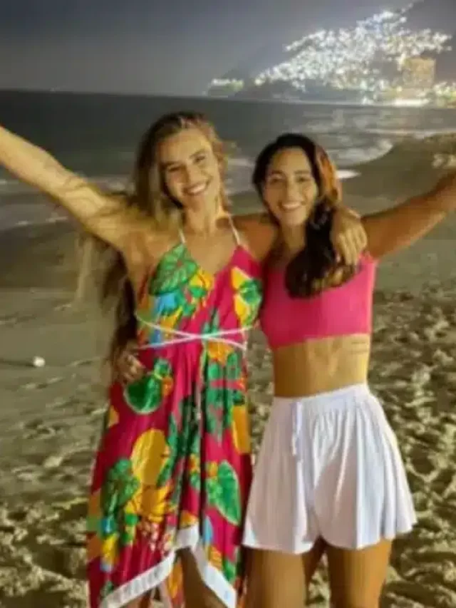 Juliana Paes flagra namorada com camisa de Lula