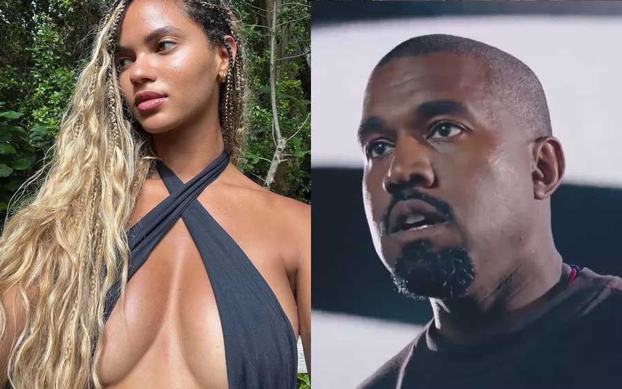 Kanye West está namorando brasileira