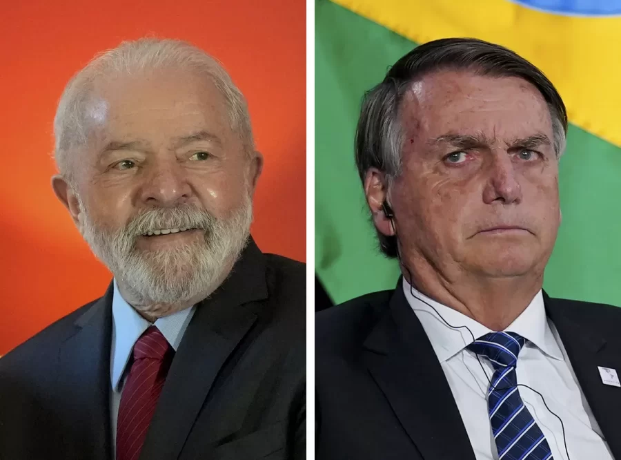 Participam do debate Lula (PT) e Jair Bolsonaro (PL).