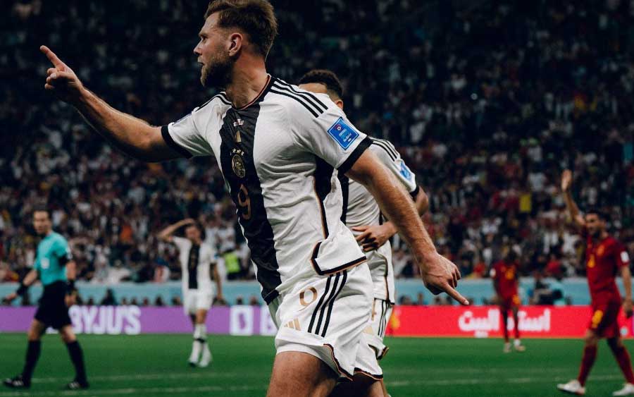 Alemanha sofre para conseguir empate com  Espanha na Copa do Catar