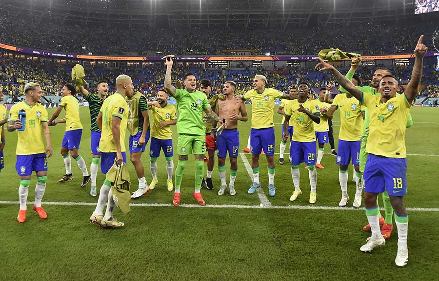 Brasil vence Suíça por 1 a 0 e se classifica para as oitavas de final da Copa do Catar (André Durão / MoWA Press)