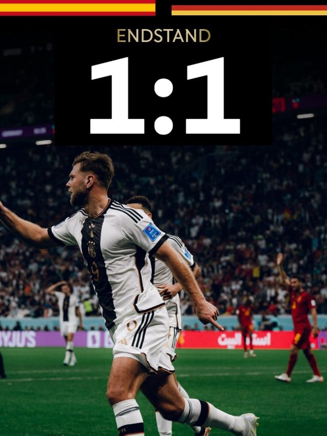 Espanha x Alemanha fica no empate pela Copa 2022