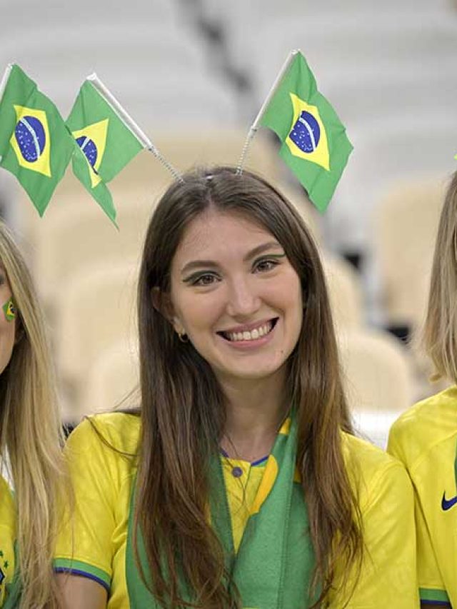 Fotos do primeiro jogo do Brasil na Copa 2022