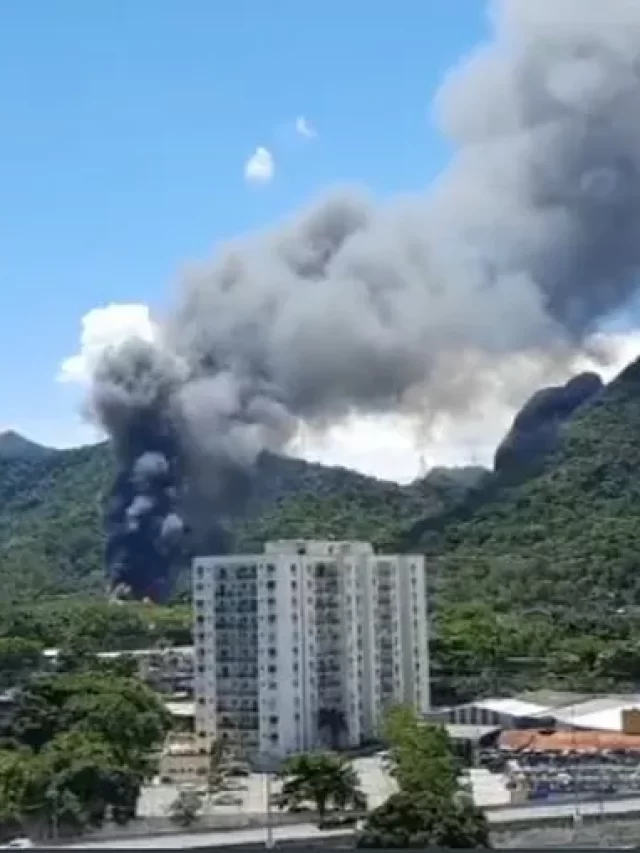 Rede Globo pega fogo no Rio de Janeiro