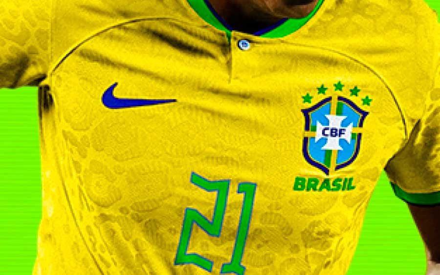 O brasileiro já está pintando as ruas de verde e amarelo, esperando pelo início da Copa 2022.