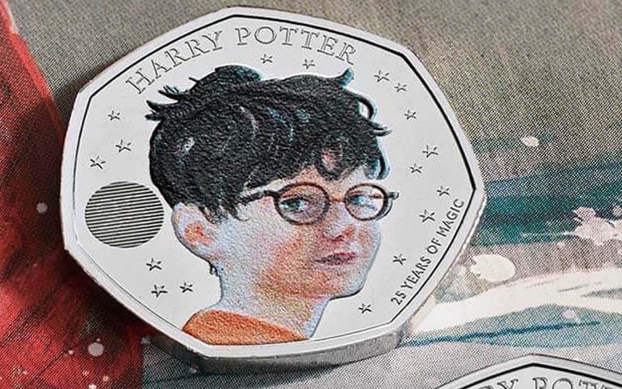 Moedas comemoram 25 anos de Harry Potter
