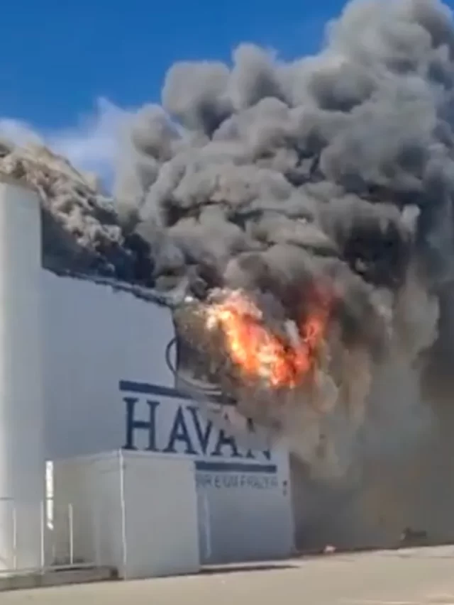 Havan pega fogo na Bahia