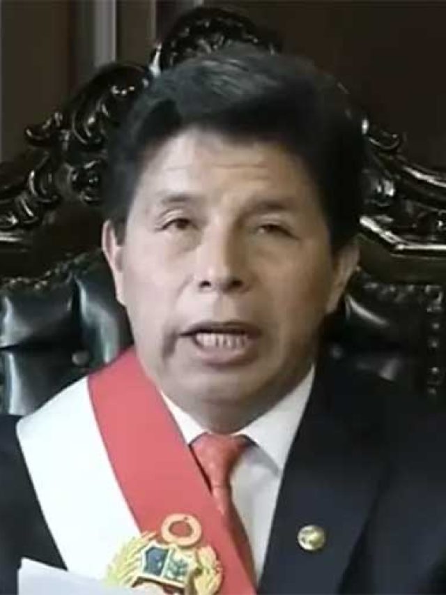 Impeachment do presidente do Peru, Pedro Castillo, é aprovado