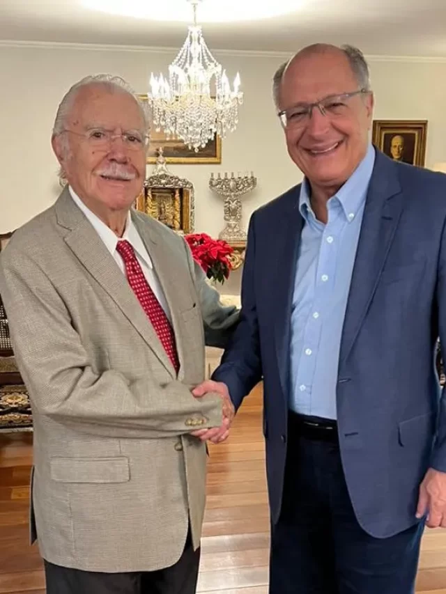 José Sarney recebe Alckmin em Brasília