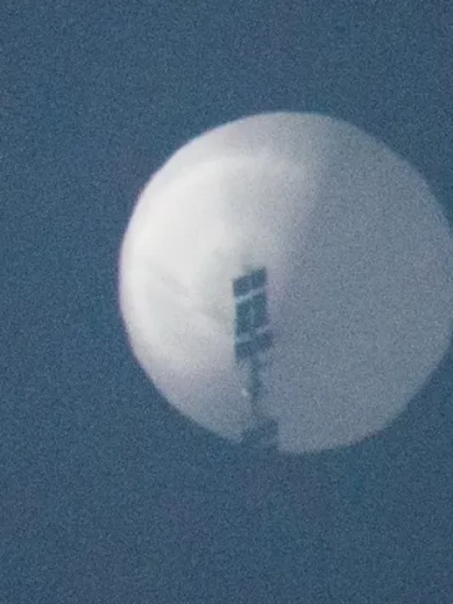 Balão chinês misterioso é derrubado pelos EUA