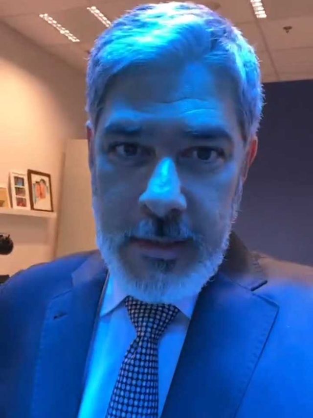 William Bonner faz revelação importante no Instagram