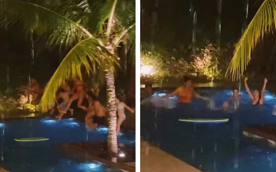 Juliana Paes passa o Carnaval com a família e amigos