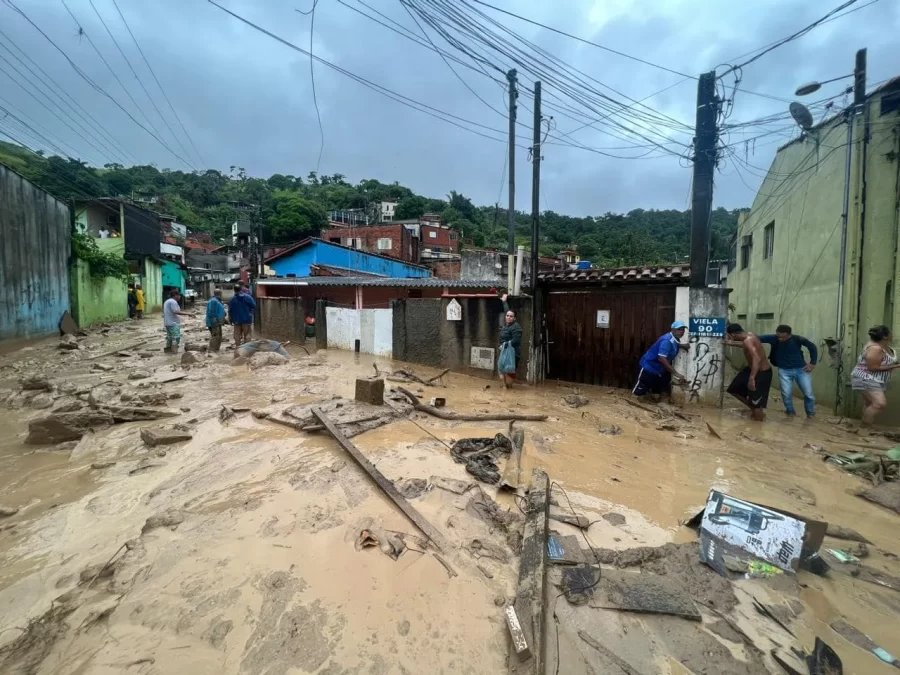 São Sebastião decreta calamidade pública — Foto: Divulgação/Prefeitura de São Sebastião