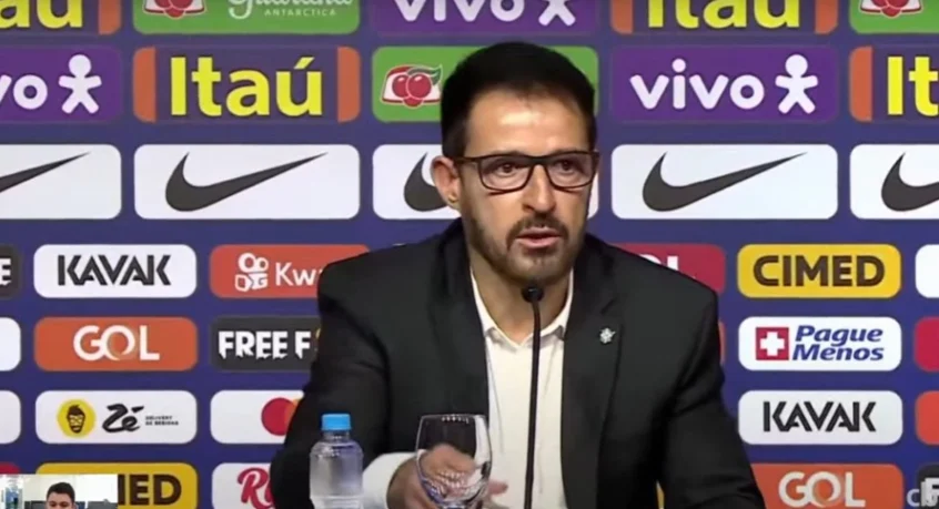 Ramon Menezes, técnico interino da Seleção, em entrevista (CBF)