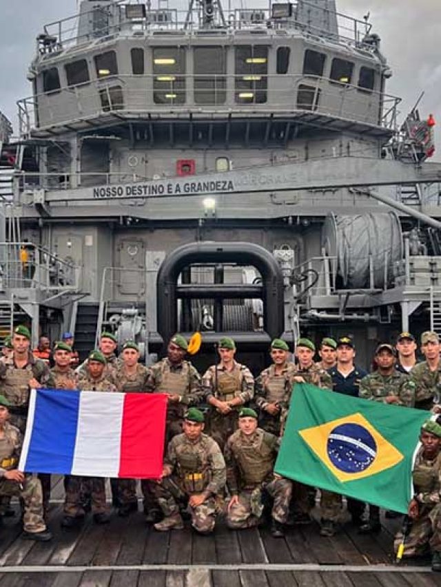 Forças armadas: Brasil faz operação com França, Guiana e Suriname