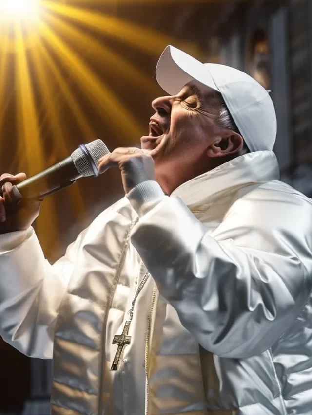 Foto de Papa usando casaco fashion é falsa; Veja como foi criada