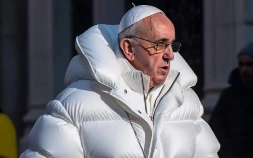 Foto de Papa Francisco usando casaco fashion foi criada por inteligência artificial