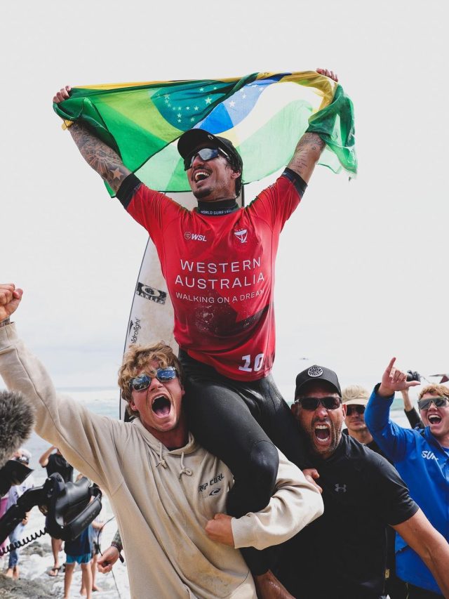 Gabriel Medina conquista título WSL