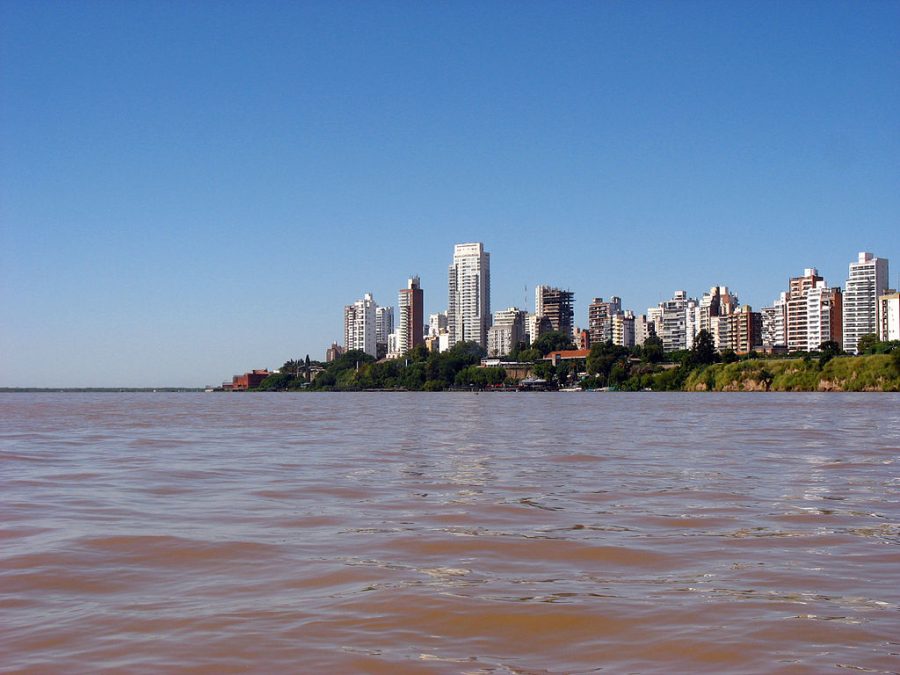 Vista de Rosário a partir do rio Paraná (Maximiliano Kolus)