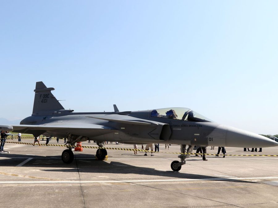 F-39 Gripen (Tânia Rêgo/Agência Brasil)