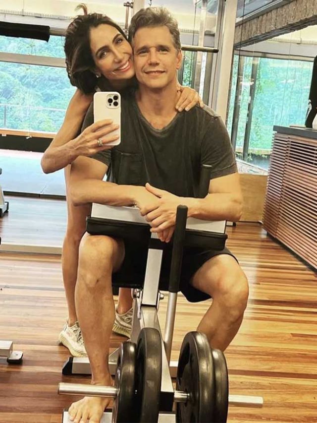 Marcio Garcia mostra domingo em família em sua mansão