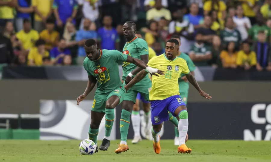 Brasil perde para Senegal em jogo amistoso