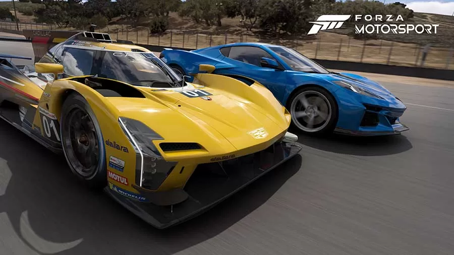 Forza Motorsport apresenta jogabilidade impressionante do Chevrolet Corvette E-Ray e Cadillac Racing V-Series.R