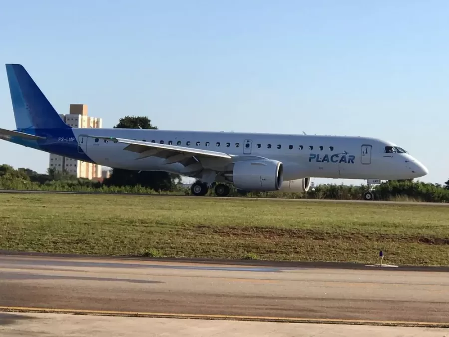 Avião do Palmeiras aguarda liberação da Anac para poder ser usado