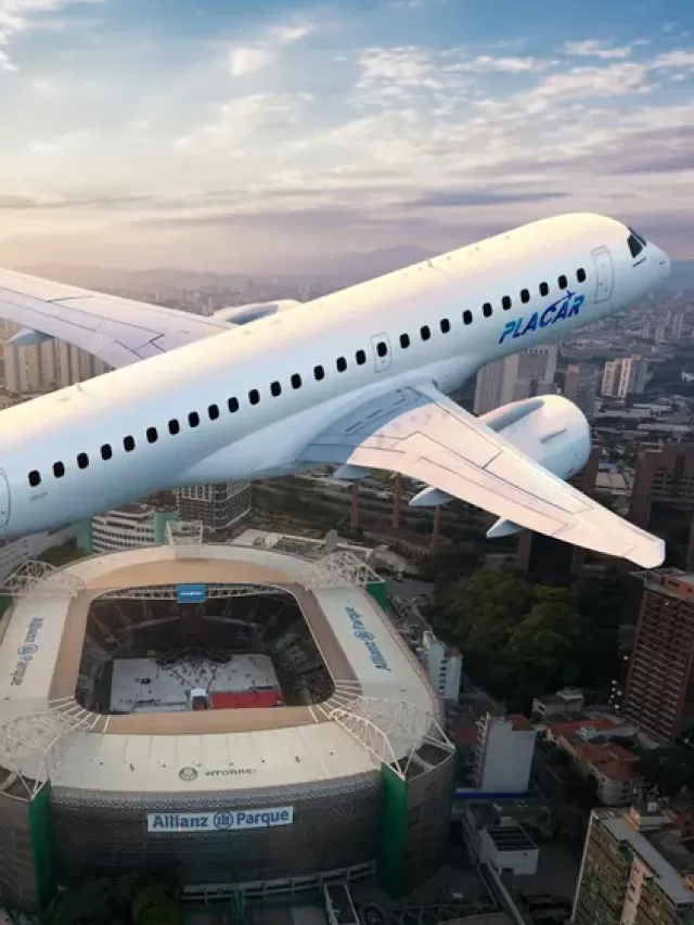 Chegou o Avião do Palmeiras; Veja Detalhes