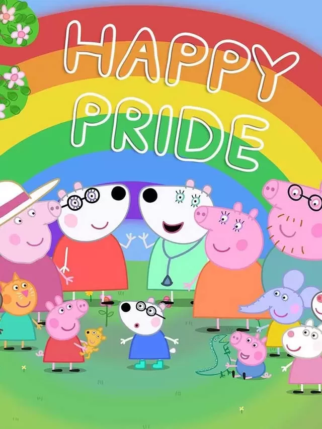 George Pig: Desenho Infantil Peppa Pig comemora orgulho LGBT