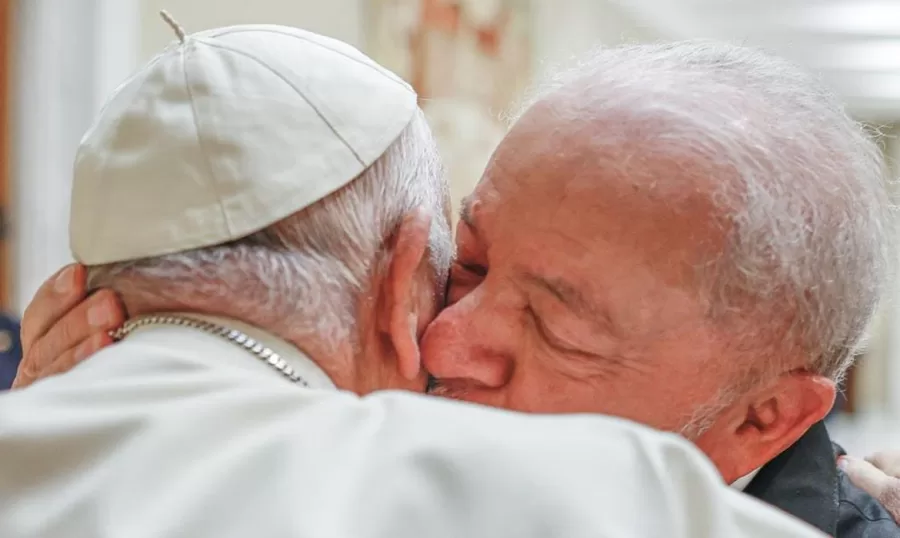 Presidente Lula se encontra com o Papa Francisco para discutir paz mundial (Ricardo Stuckert/PR)