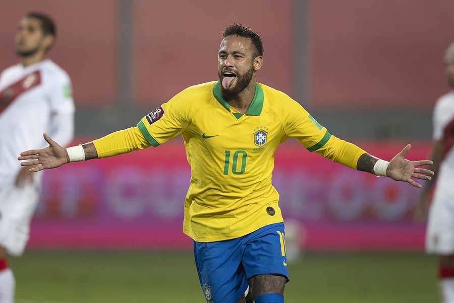 Neymar da Silva Santos Júnior é estrela no futebol mundial (Lucas Figueiredo/CBF/Mowa Press)