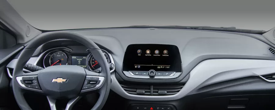 Interior do Chevrolet Onix 2024