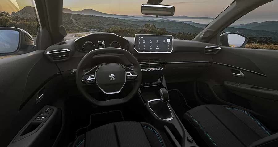 Interior do novo 208