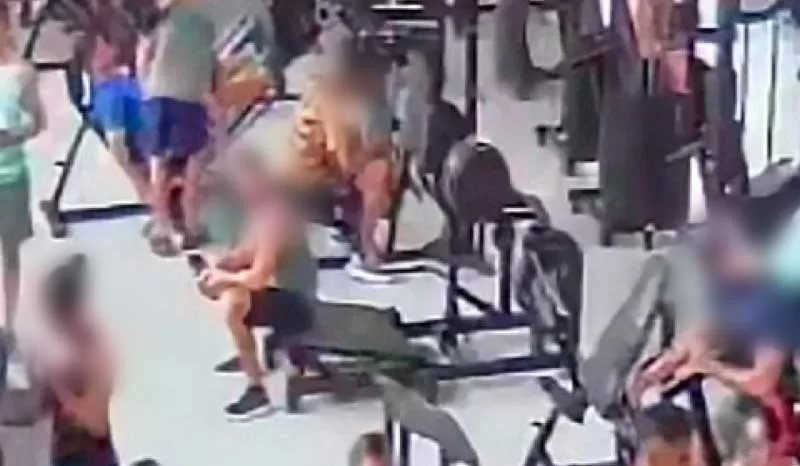 Aparelho de musculação cai sobre aluno que corre risco de não andar mais