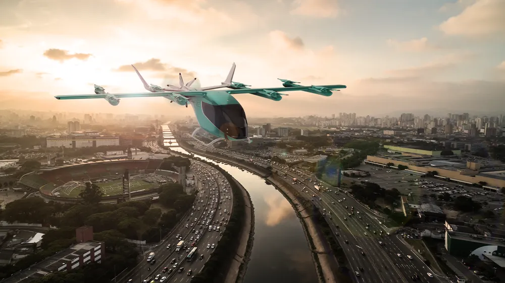 Eve, Subsidiária da Embraer, Planeja Transportar Milhões de Passageiros Anualmente com Seu “Carro Voador” até 2035