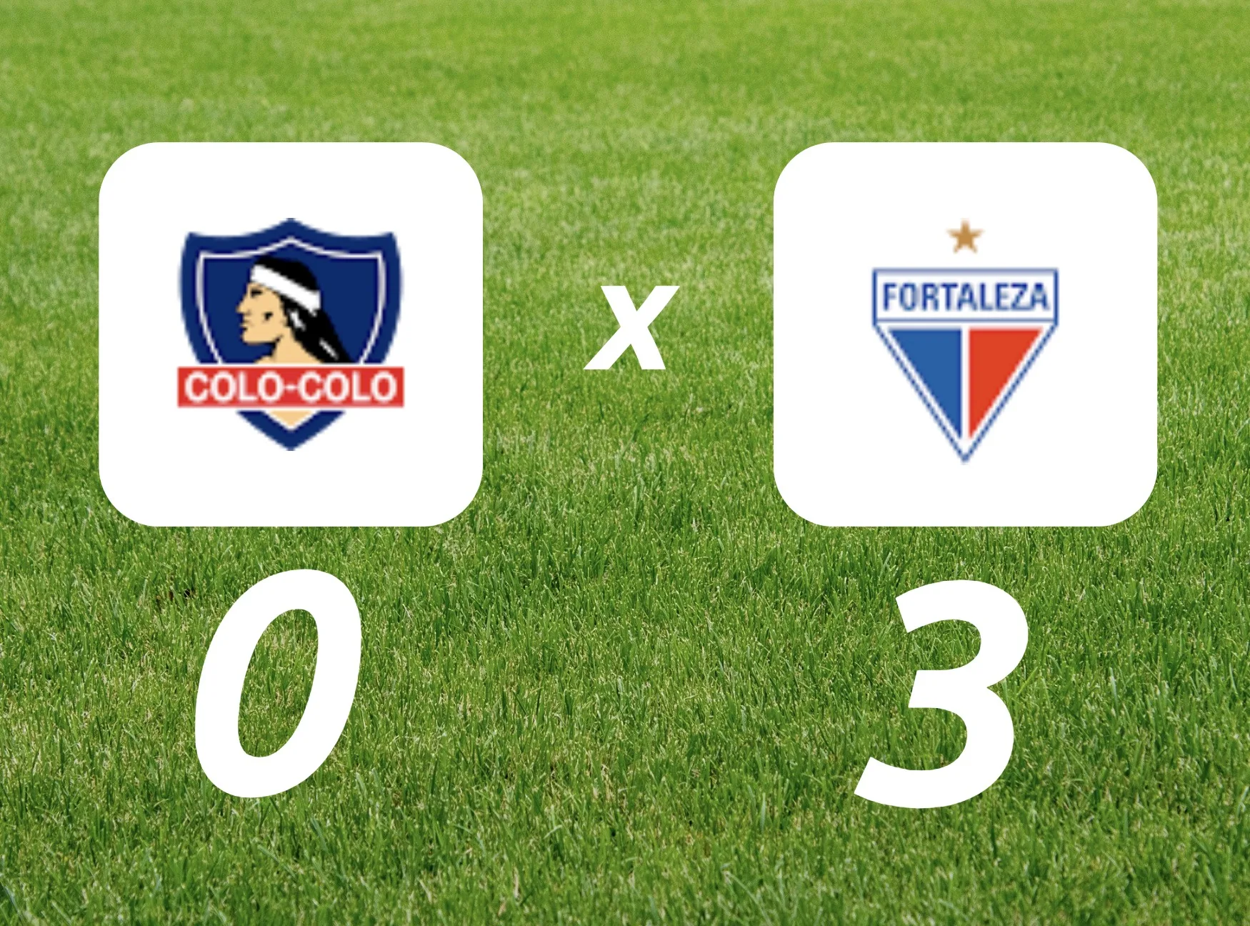 Fortaleza venceu por 3 a 0 após jogo contra o Colo-Colo ser cancelado por invasão de torcedores e mortes de fãs chilenos fora do estádio em Santiago.