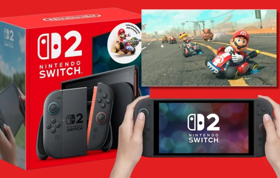Nintendo Switch 2 estreia no Brasil por R$ 4.799 com Mario Kart e recursos inéditos como 4K e GameChat