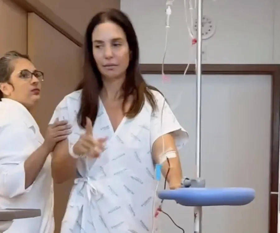Ivete Sangalo grava vídeo no hospital e reforça cuidados com a saúde