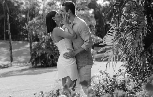 Isis Valverde e Marcus Buaiz disseram "sim" em um casamento de cinema com apenas 200 convidados, tema italiano e um toque capixaba no interior de SP - reprodução instagram / @isisvalverde e @marcosBuaiz